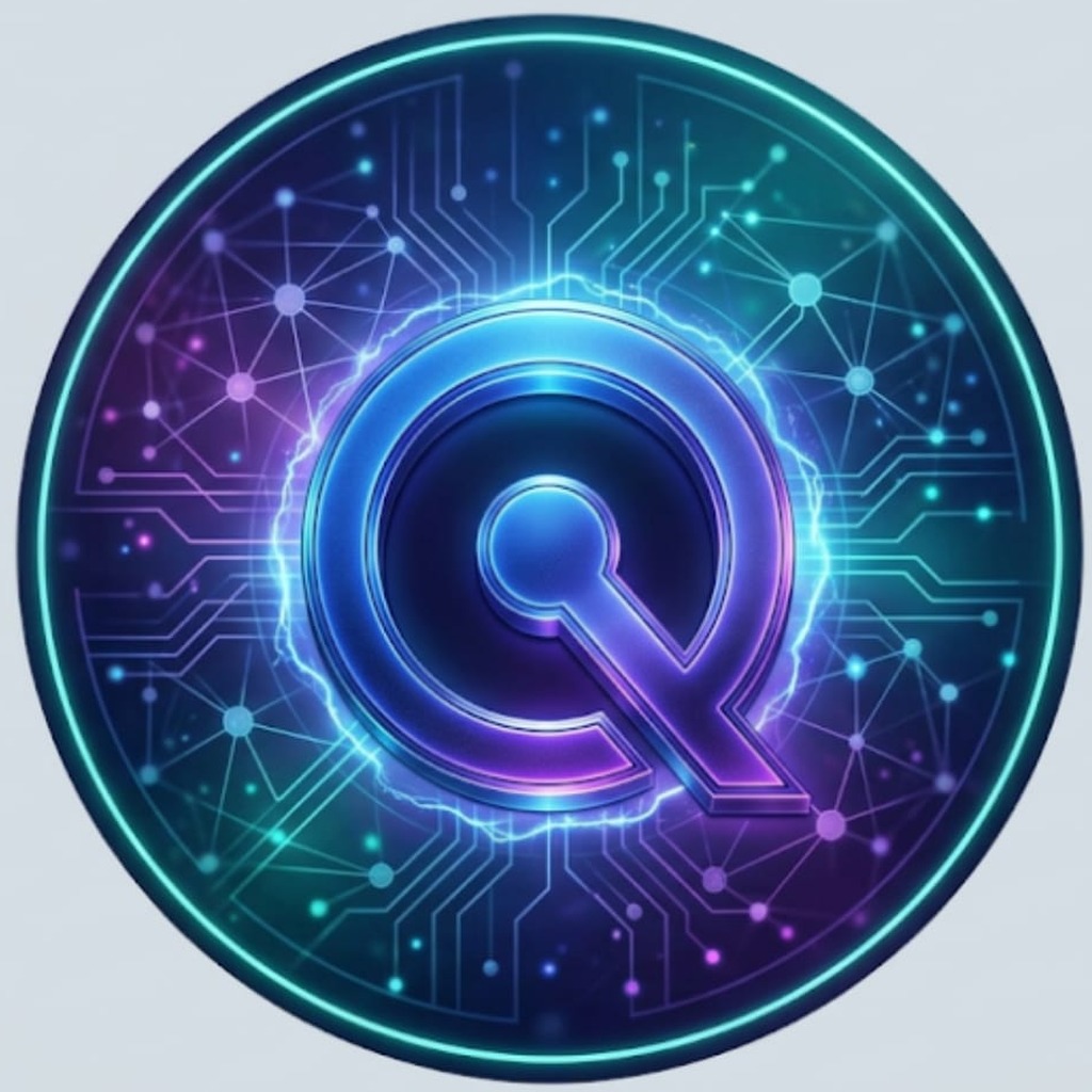 Núcleo Q do QUÂNTICO, símbolo circular luminoso